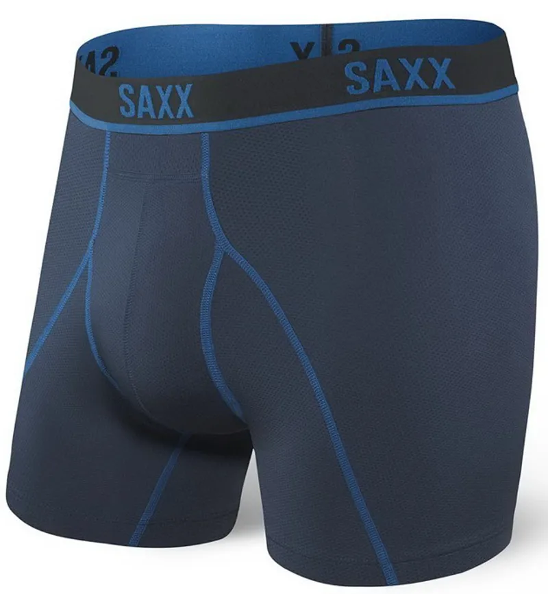 Saxx Men's Kinetic HD Boxer Brief Navy Blue